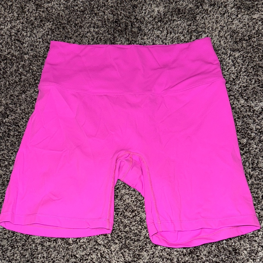 Women's Pink Biker Shorts